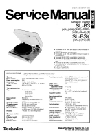 Technics - SLB-3-K - Service manual 